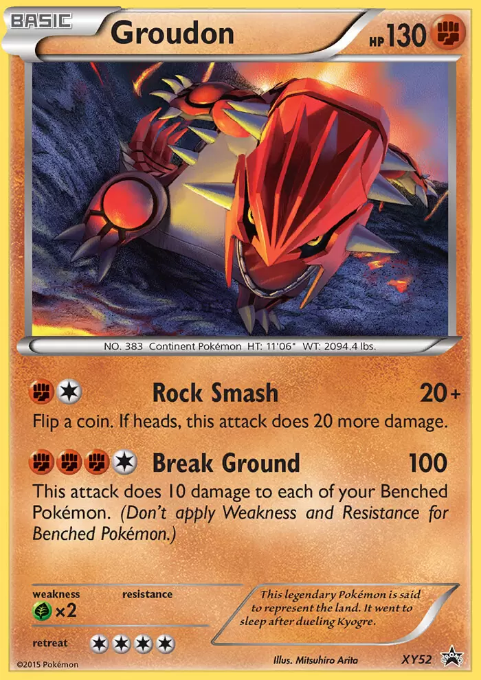 XY Promos - Groudon