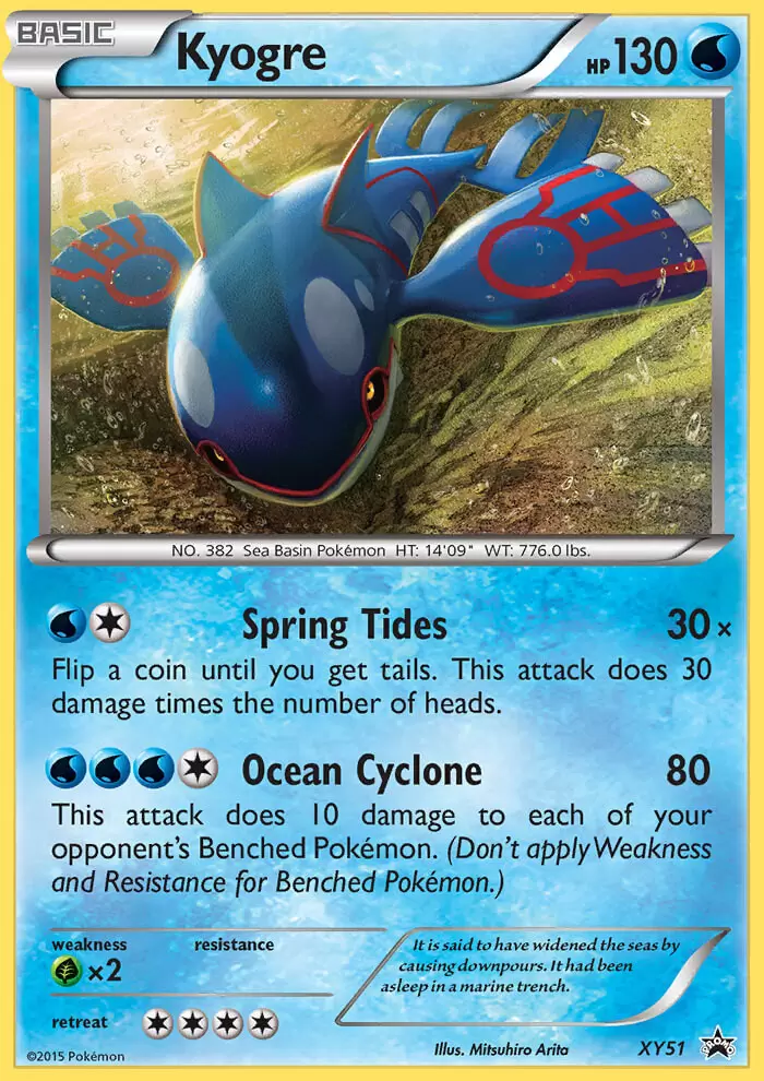XY Promos - Kyogre