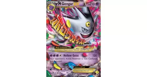 Mega Gengar Shiny Carta Pokemon