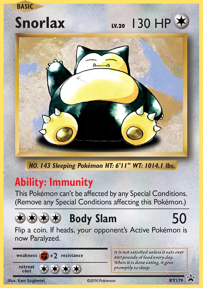 XY Promos - Snorlax