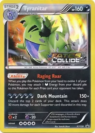 XY Promos - Tyranitar Staff