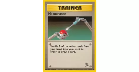 Base Set 2 112/130 Maintenance Uncommon Pokemon TCG Card 