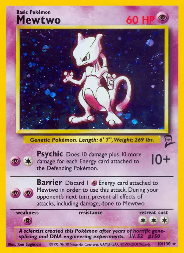  Pokemon - Shining Mewtwo (109) - Neo Destiny - Holo : Toys &  Games