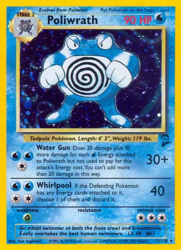 Base Set 2 - Poliwrath Holo