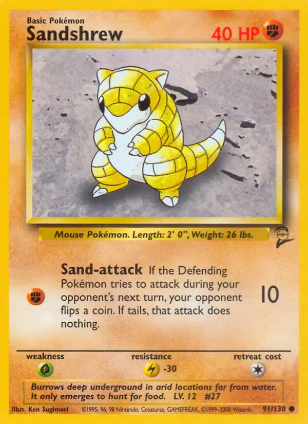 Base Set 2 - Sandshrew
