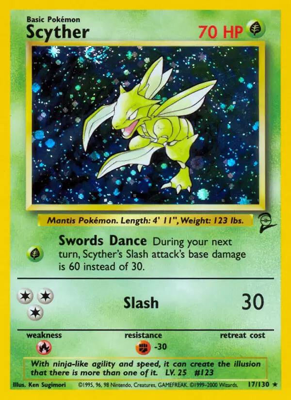 Base Set 2 - Scyther Holo