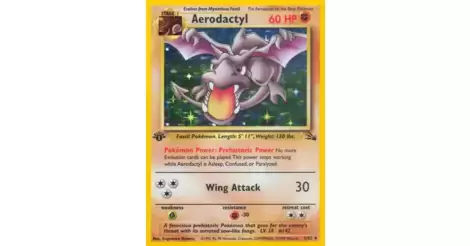 Aerodactyl Fossil Pokémon Card