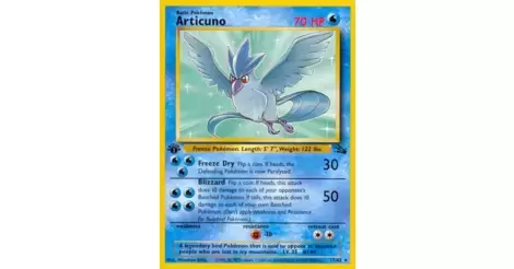  Articuno 17/62 Pokemon Card Very Rare : Toys & Games