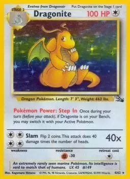 Fossil - Dragonite Holo