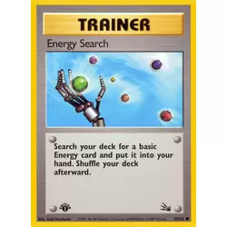 Energy search 1st Edition