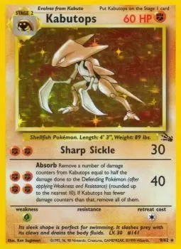 Fossil - Kabutops Holo