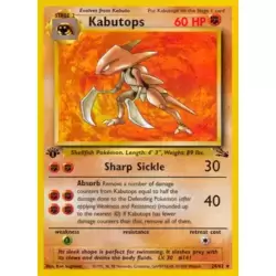 Kabutops 1st Edition