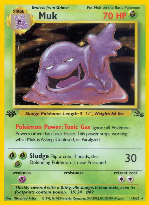 Fossil - Muk 1st Edition Holo