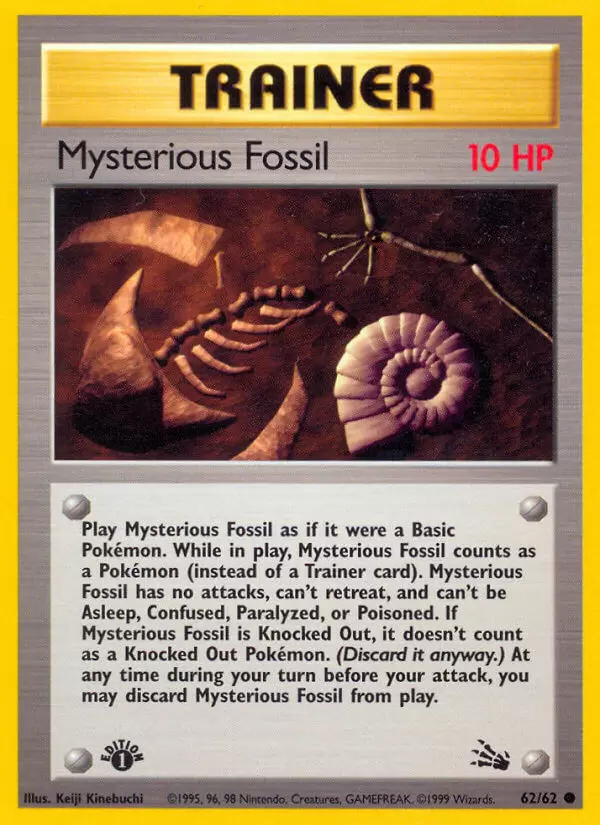 Fossil - Mysterious Fossil 1st Edition