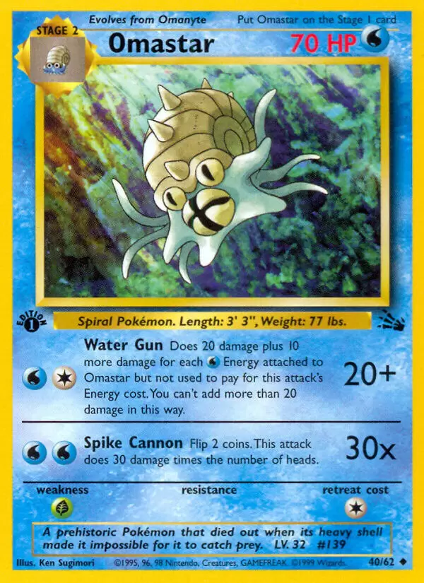 Fossil - Omastar 1st Edition