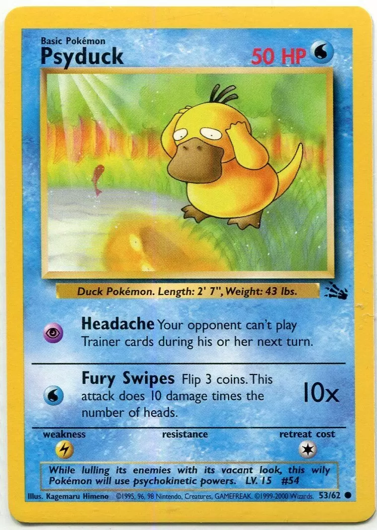 Fossil - Psyduck ©1999-2000