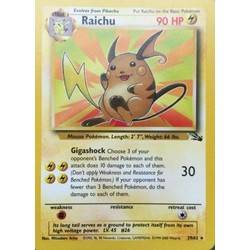 Raichu C 1999 2000 Fossil Pokemon Card 29 62