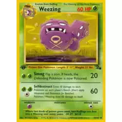 Weezing 1st Edition