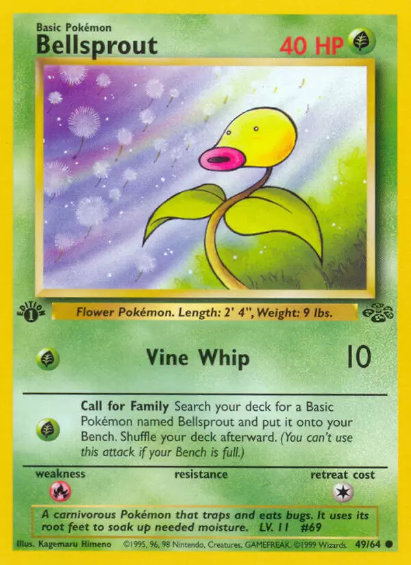 Jungle - Bellsprout 1st Edition