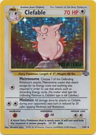 Jungle - Clefable Prerelease Holo