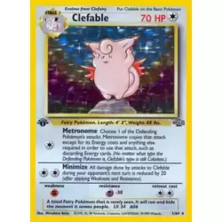 Clefable 1st Edition Holo