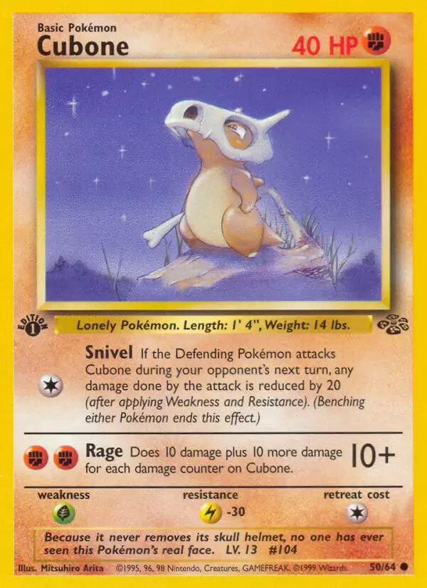 Jungle - Cubone 1st Edition