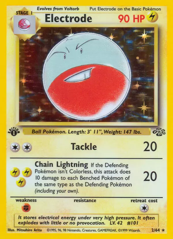 Jungle - Électrode 1st Edition Holo