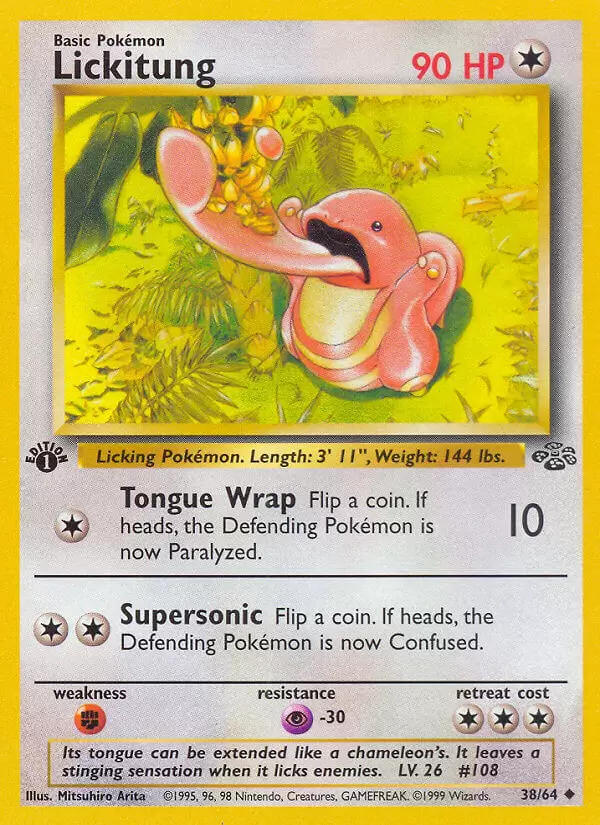 Jungle - Lickitung 1st Edition
