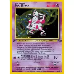 Mr. Mime 1st Edition Holo