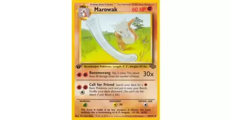 marowak pokemon card