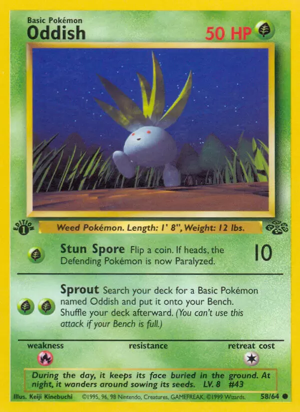 Jungle - Oddish 1st Edition