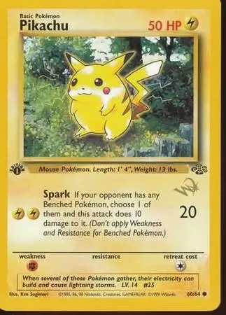 Jungle - Pikachu W Stamped