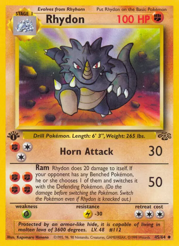 Jungle - Rhydon 1st Edition