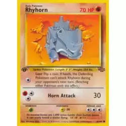 Rhyhorn 1st Edition