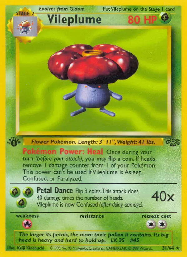 Jungle - Vileplume 1st Edition