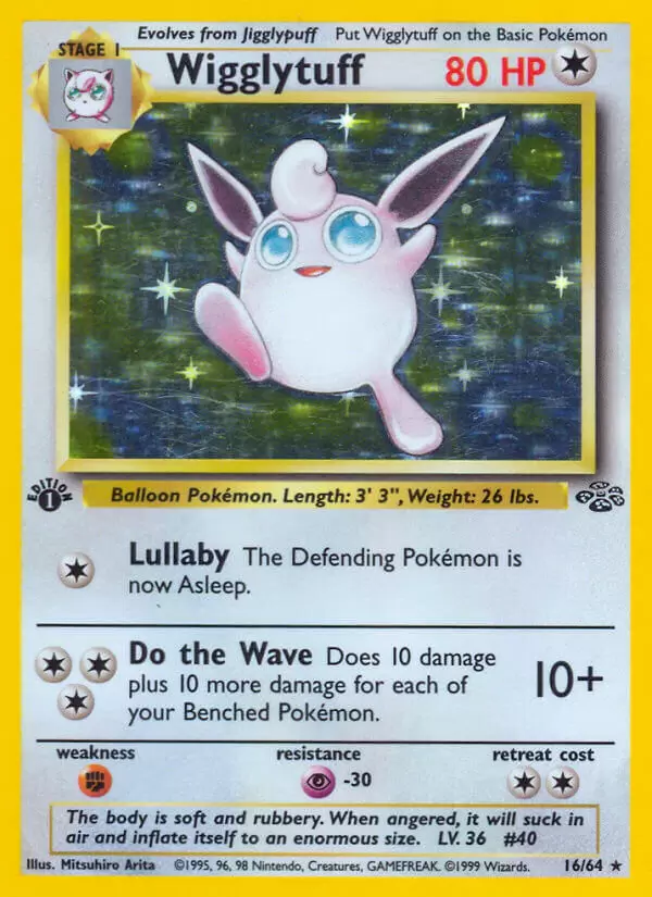Jungle - Wigglytuff 1st Edition Holo