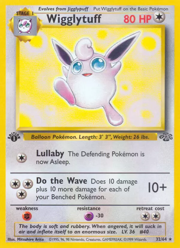 Jungle - Wigglytuff 1st Edition