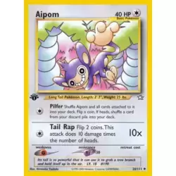 Aipom 1st Edition
