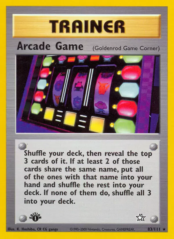 Neo Genesis - Arcade Game 1st Edition