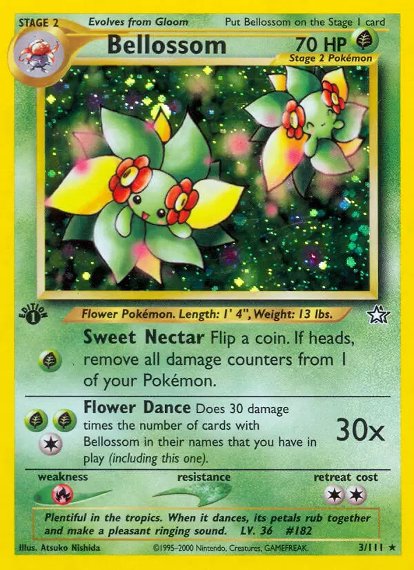 Neo Genesis - Bellossom 1st Edition Holo