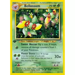 Bellossom 1st Edition Holo