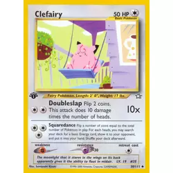 Clefairy 1st Edition