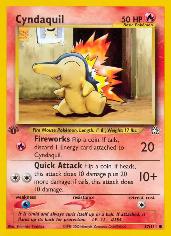 Neo Genesis - Cyndaquil 1st Edition