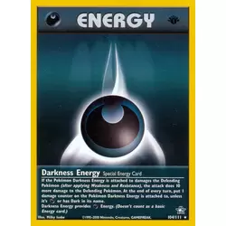 Darkness Energy 1st Edition