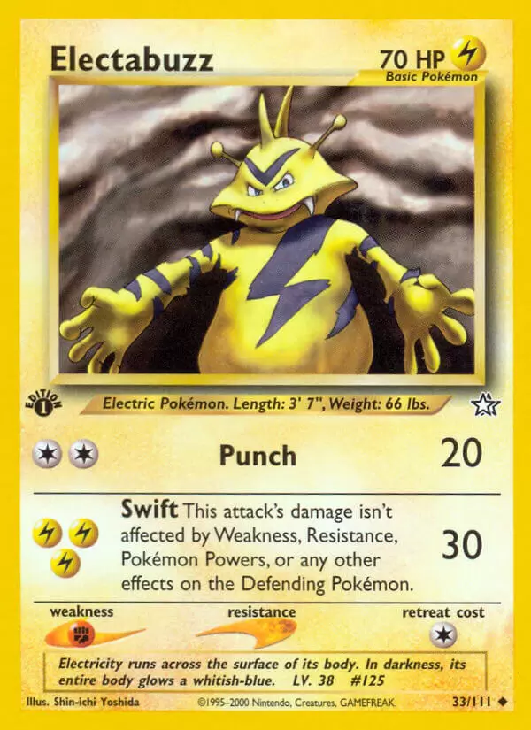 Neo Genesis - Electabuzz 1st Edition