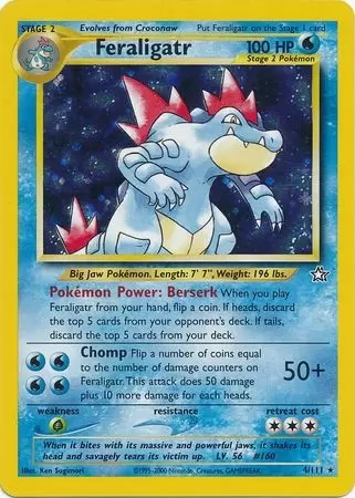 Neo Genesis - Feraligatr Holo