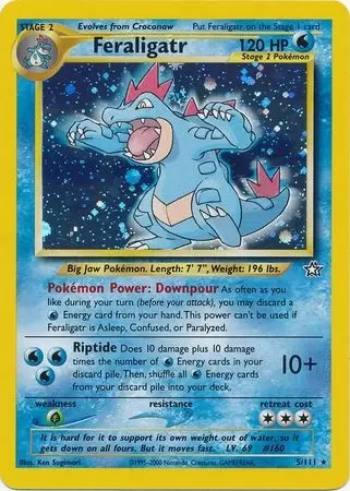 Neo Genesis - Feraligatr Holo