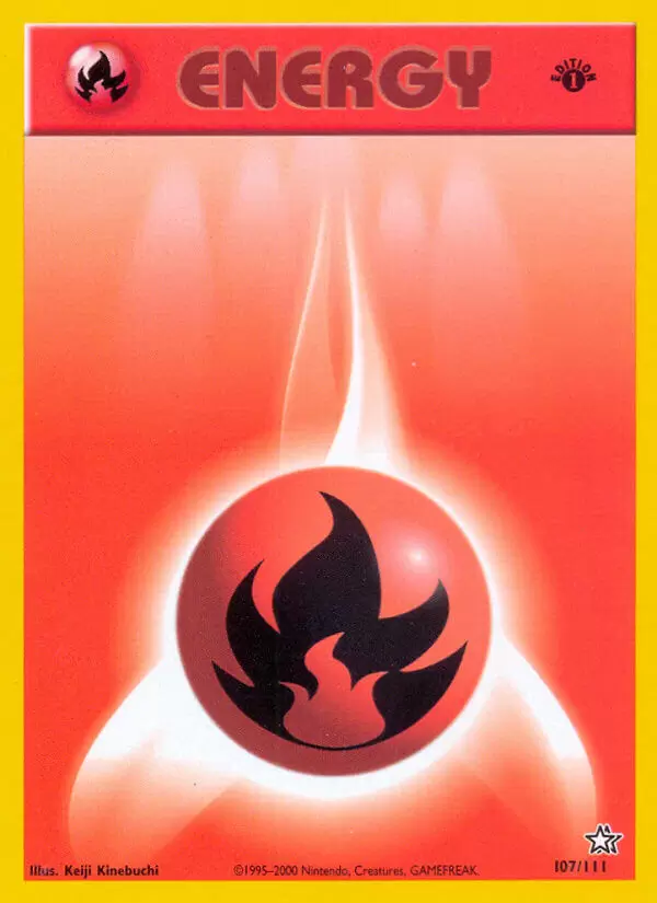 Neo Genesis - Fire Energy 1st Edition