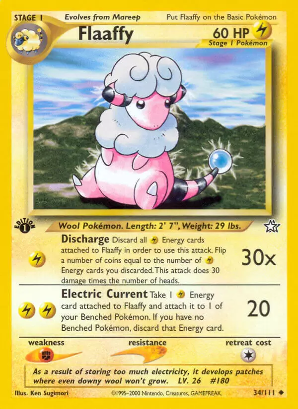 Neo Genesis - Flaaffy 1st Edition