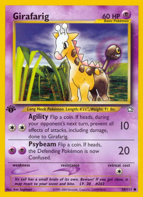 Neo Genesis - Girafarig 1st Edition
